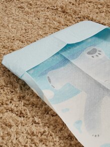 嬰兒10入組卡通圖案一次性圍兜 - 彩色 - 查看 3