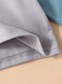 Tops con gái Khối Màu Hình học Giải trí - Nhiều màu - Xem 5