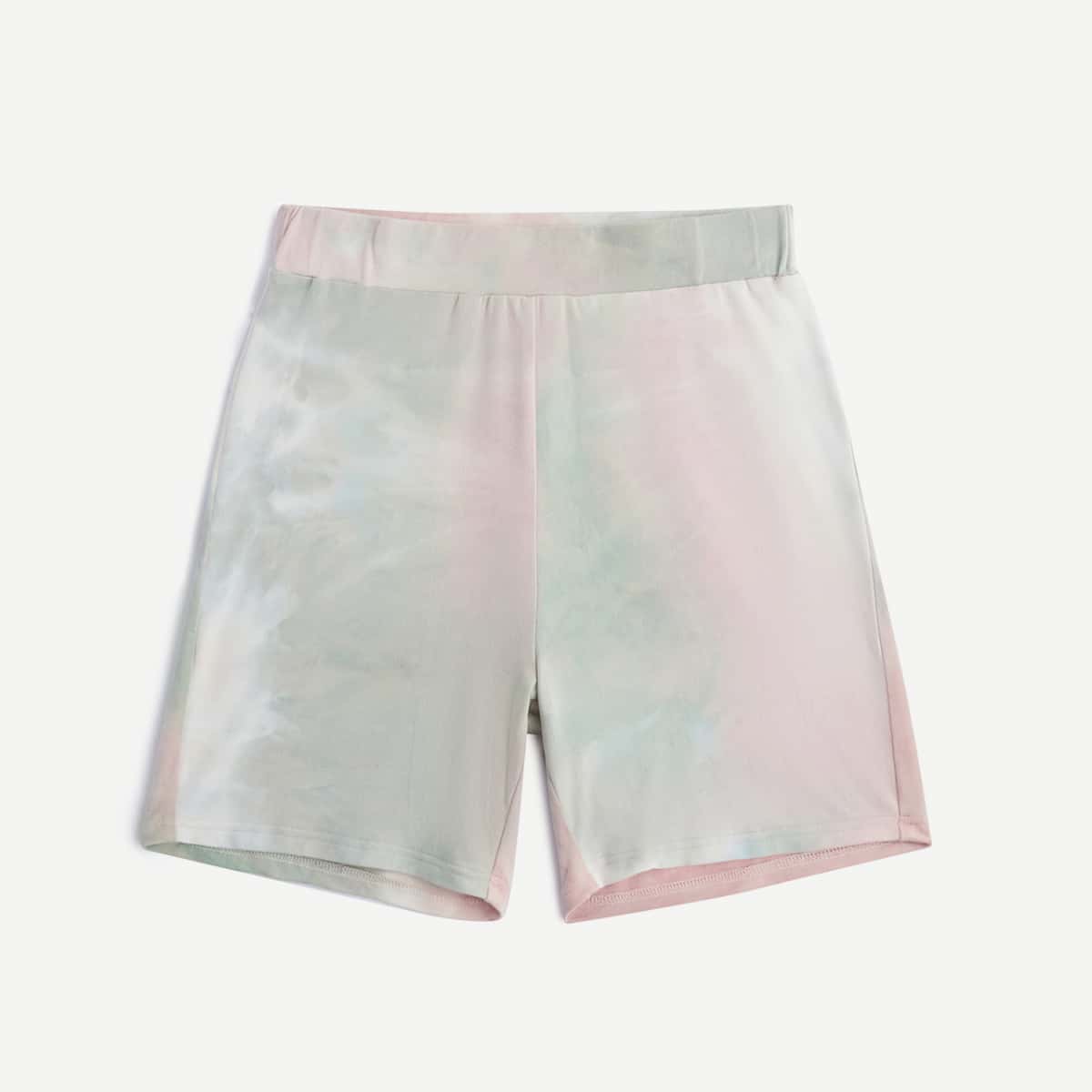 

Tie Dye Biker Shorts, Multicolor