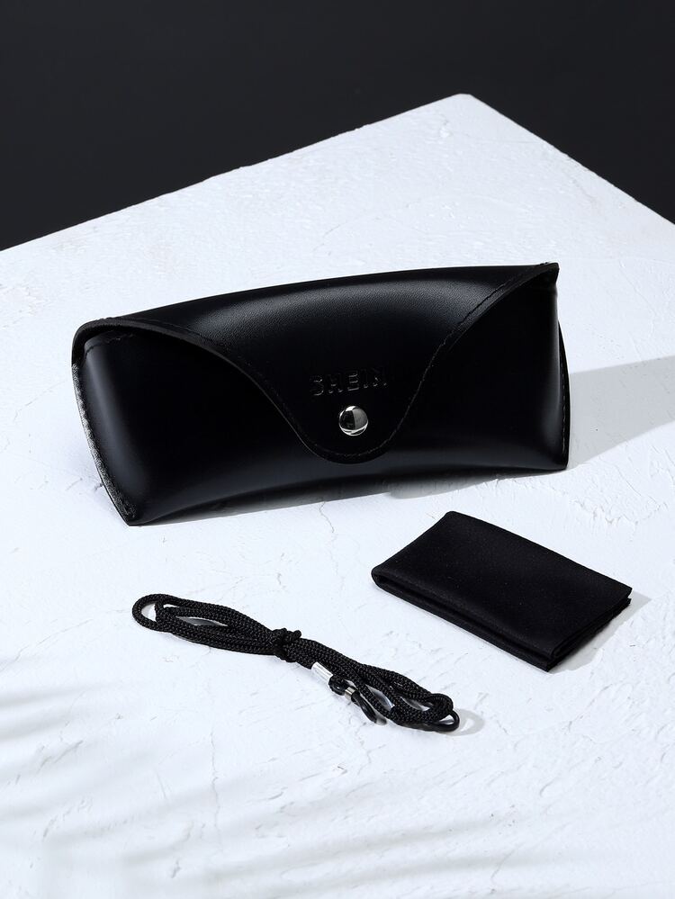 Men Fashion Design Eyeglasses For Daily Wear - Black - View 7