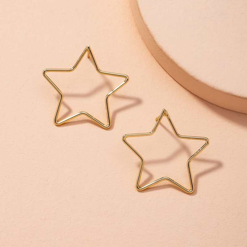 

Star Stud Earrings, Gold