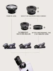 Ống kính kẹp mắt cá ba trong một - Màu xanh lam - Xem 4