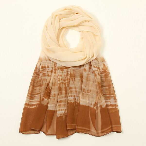 

Graphic Scarf, Beige