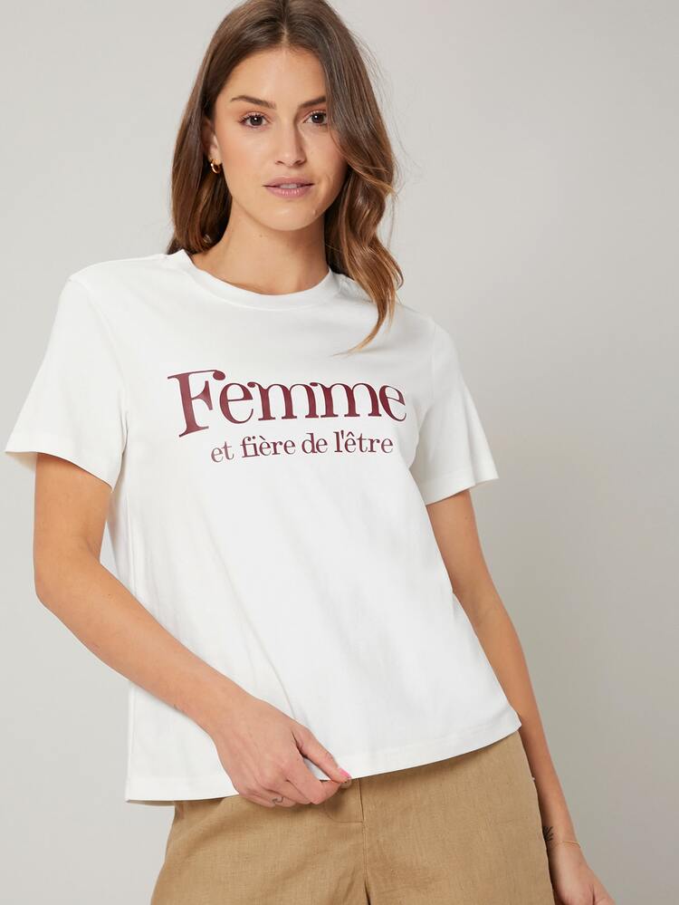 MOTF PREMIUM Camiseta regular - Blanco - Añade 10