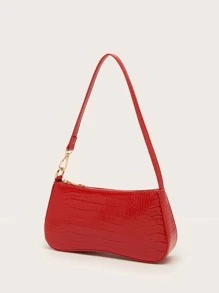 Túi xách da cá sấu phù hợp, Túi xách, Quà tặng, Trang phục, Hoàn hảo cho váy, Váy cưới, Váy trang trọng cho phụ nữ, Váy dạ hội, Váy, Váy sinh nhật, Valentine - Đỏ - Xem 5