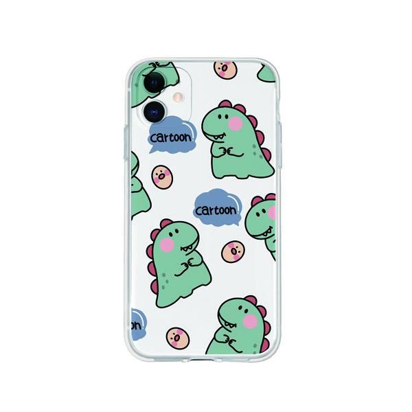 

Cartoon Graphic Phone Case, Clear