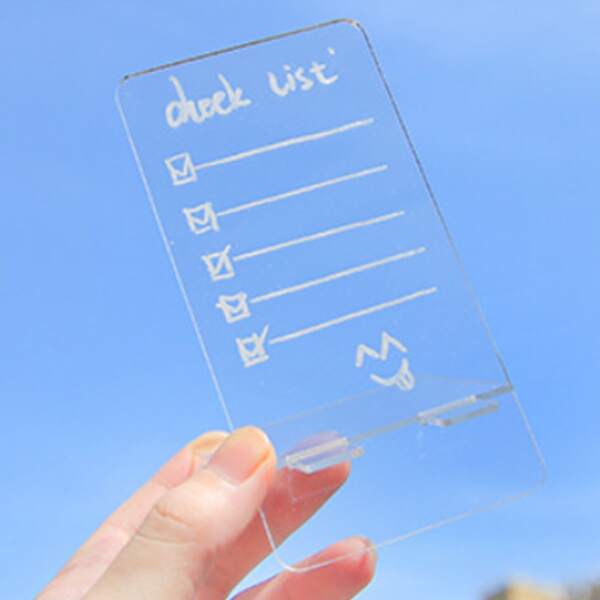 

1pc Clear Writing Board