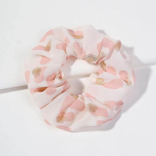 

Graphic Scrunchie, Pink