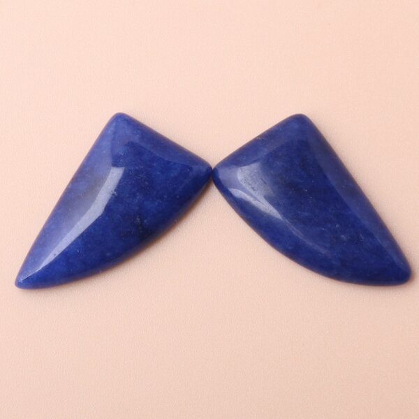 

2pcs Irregular Stone DIY Jewelry Accessories, Blue