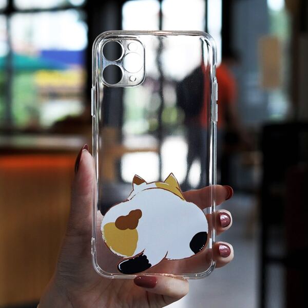 

Animal Print Transparent Phone Case, Clear