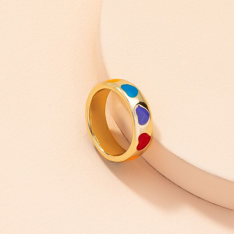 

Heart Decor Ring, Gold