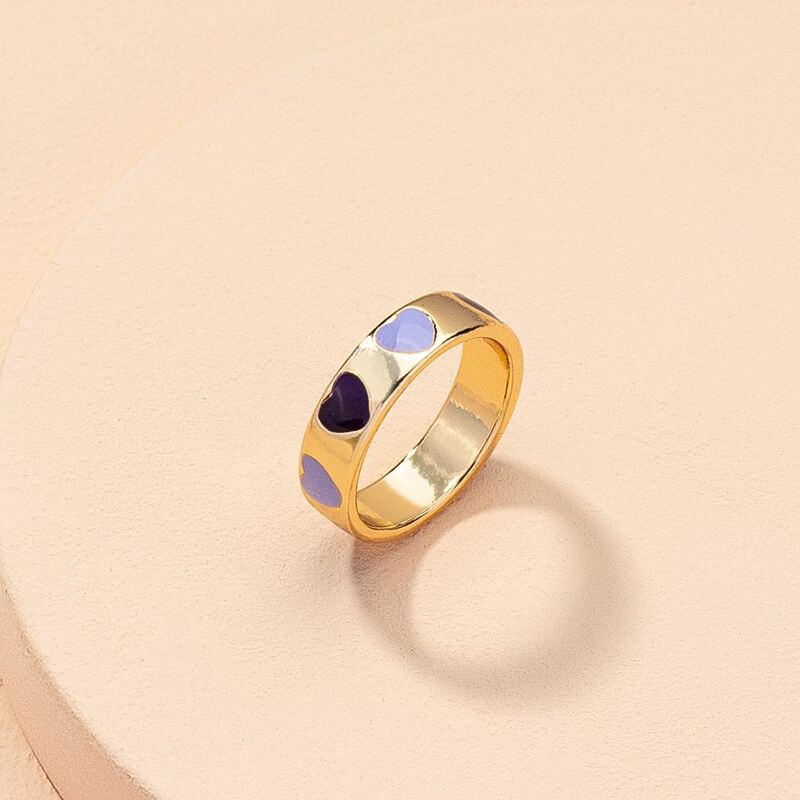 

Heart Decor Ring, Gold