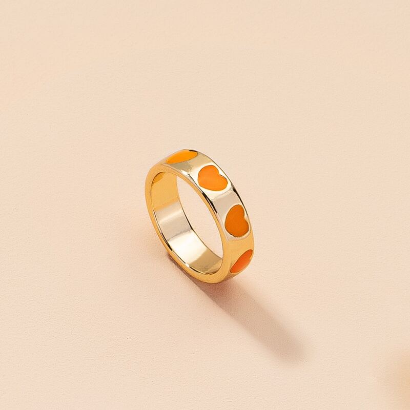

Heart Decor Ring, Multicolor