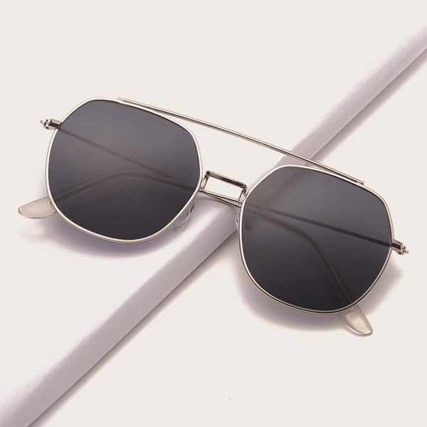

Men Metal Frame Sunglasses, Grey