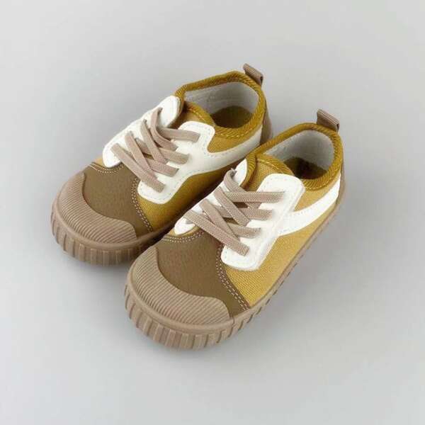 

Toddler Boys Color Block Canvas Shoes, Yellow