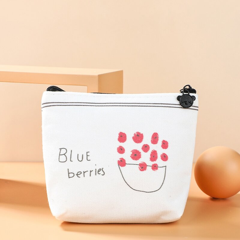 

Cartoon Graphic Coin Purse, White
