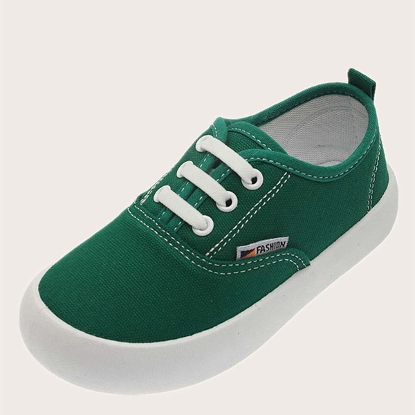 

Toddler Girls Slip On Canvas Shoes, Green