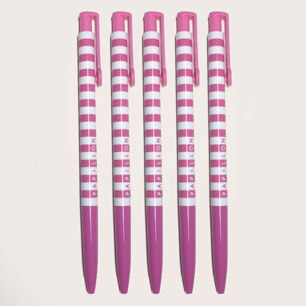 

5pcs Letter Graphic Ballpoint Pen