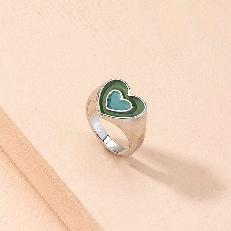 

Heart Decor Ring, Silver