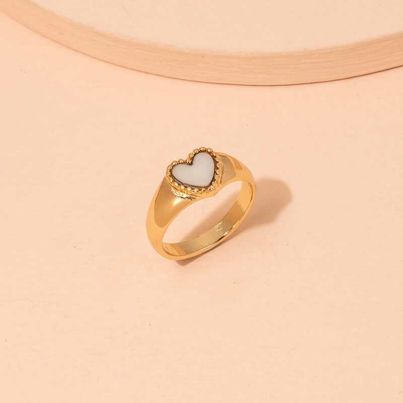 

Heart Decor Ring, Gold
