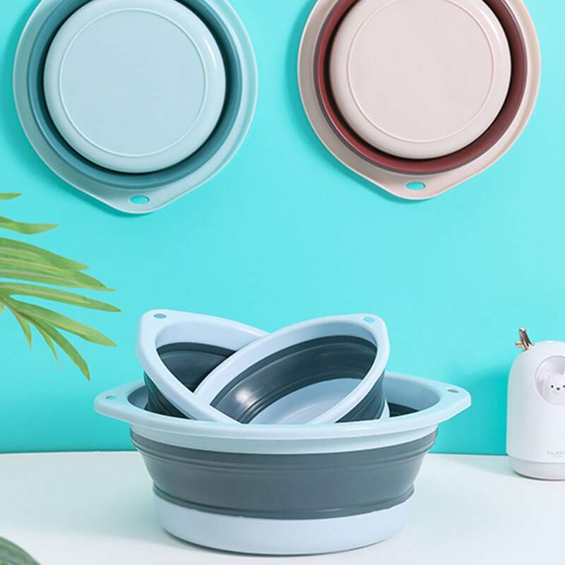 

1pc Random Color Folded Basin, Multicolor