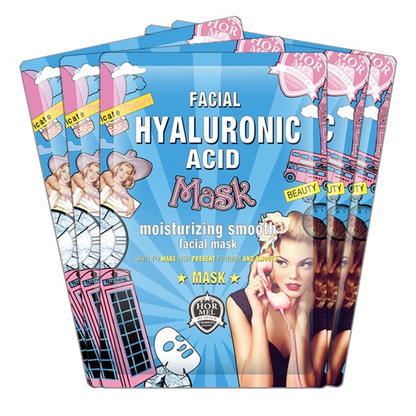 

5pcs Hyaluronic Acid Facial Sheet, White