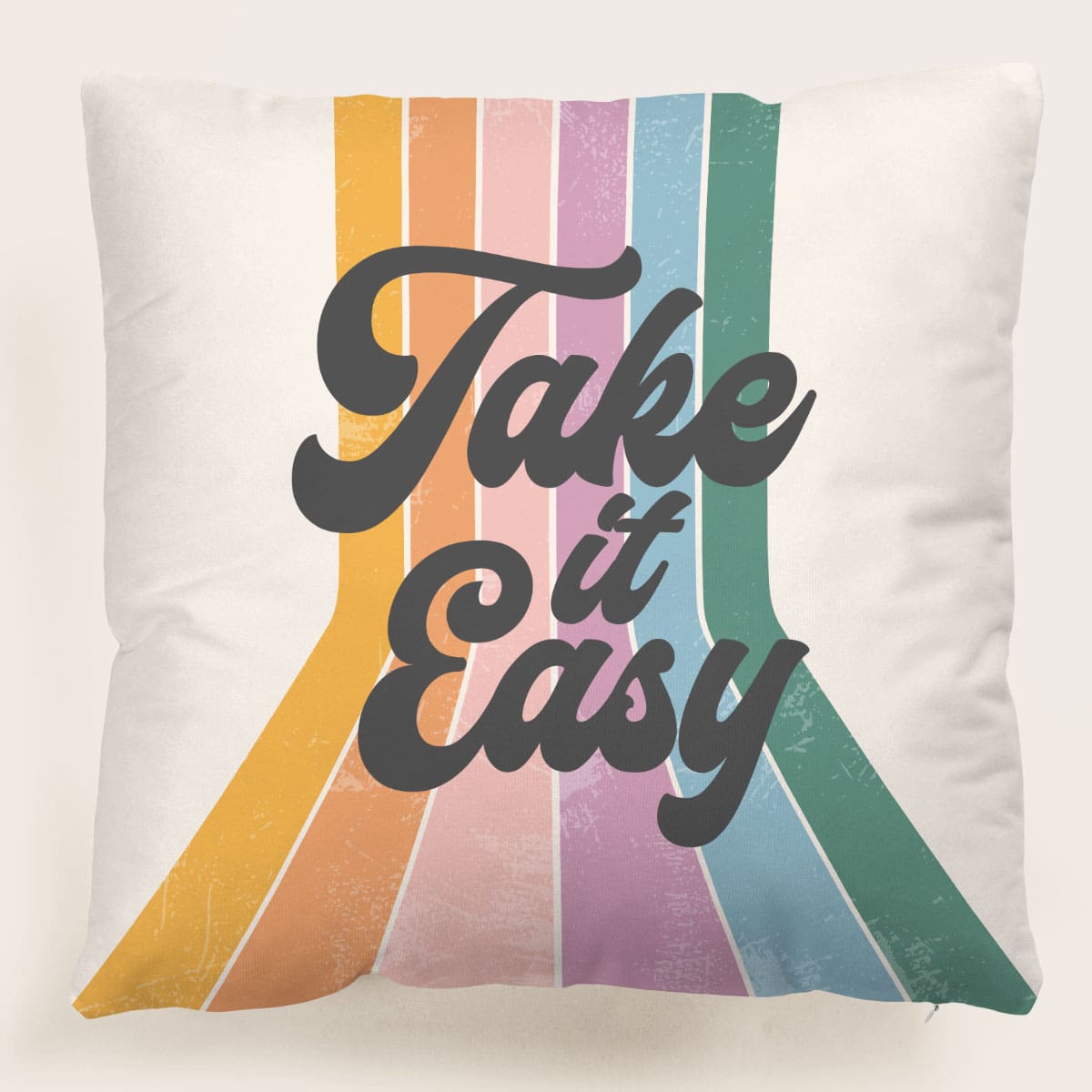

Slogan Cushion Cover Without Filler, Multicolor