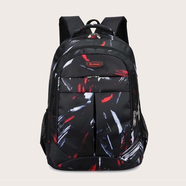 

Men Graphic Backpack, Black