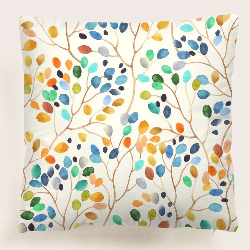 

Graphic Cushion Cover Without Filler, Multicolor