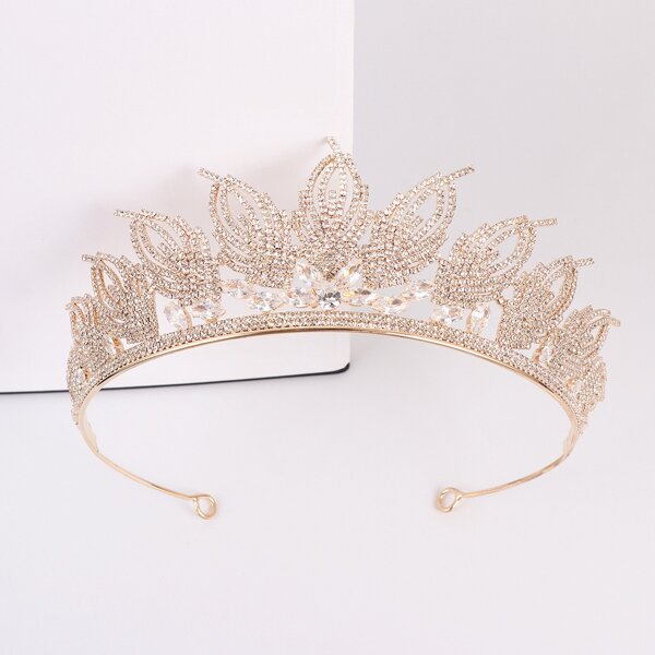 

Rhinestone Decor Hair Accessory, Gold