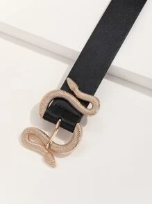 Street Snake Shaped Buckle Belt Halloween Summer, School Fall, Autumn, Halloween - View 4