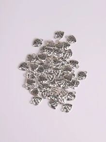 60入組心DIY吊墜首飾類 - 銀色 - 查看 1