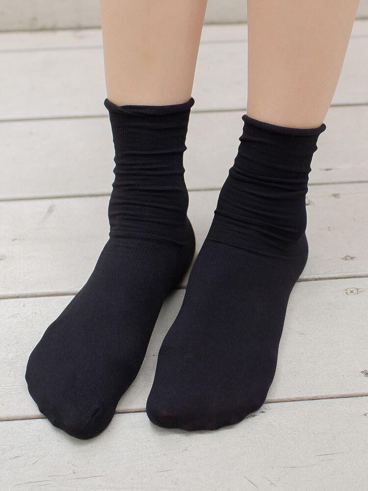 Solid Crew Socks