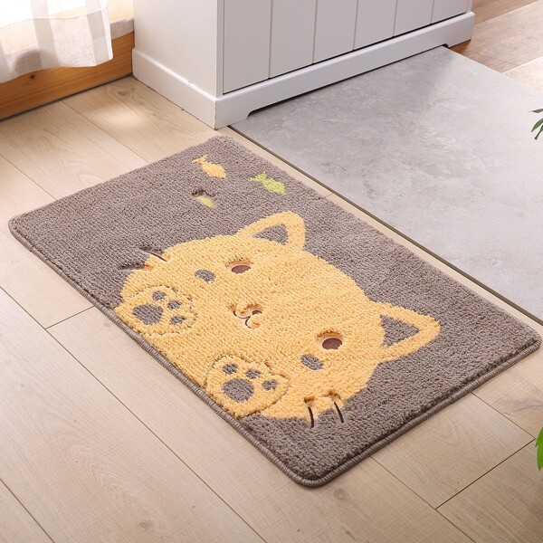 

Cartoon Graphic Floor Mat, Multicolor