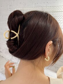 DAZY Metal Hair Claw For Daily Use For Girls Hairstyles Casual Party Claw Clips Hair Clips Hair Jaw Clip Hair Clamps Hair Clutch Hair Catcher Clip