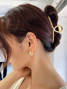 DAZY Metal Hair Claw For Daily Use For Girls Hairstyles Casual Party Claw Clips Hair Clips Hair Jaw Clip Hair Clamps Hair Clutch Hair Catcher Clip