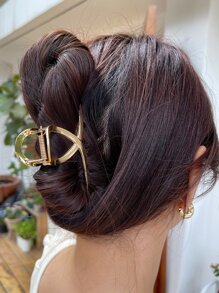 DAZY Metal Hair Claw For Daily Use For Girls Hairstyles Casual Party Claw Clips Hair Clips Hair Jaw Clip Hair Clamps Hair Clutch Hair Catcher Clip