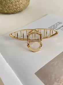 DAZY Metal Hair Claw For Daily Use For Girls Hairstyles Casual Party Claw Clips Hair Clips Hair Jaw Clip Hair Clamps Hair Clutch Hair Catcher Clip