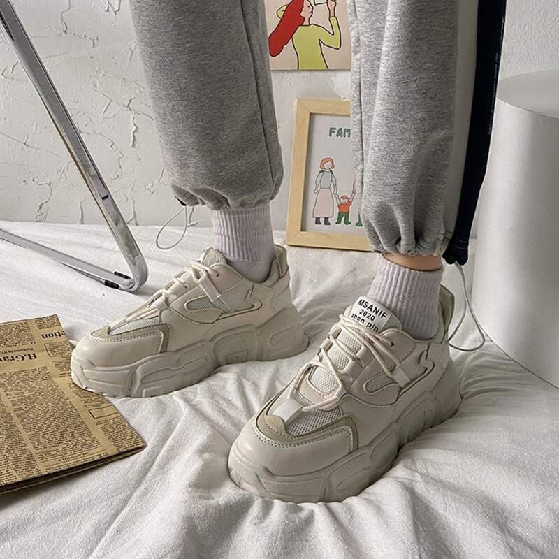 

Minimalist Chunky Sneakers, Beige