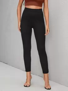 SHEIN Pantalones - Negro - Ver 3