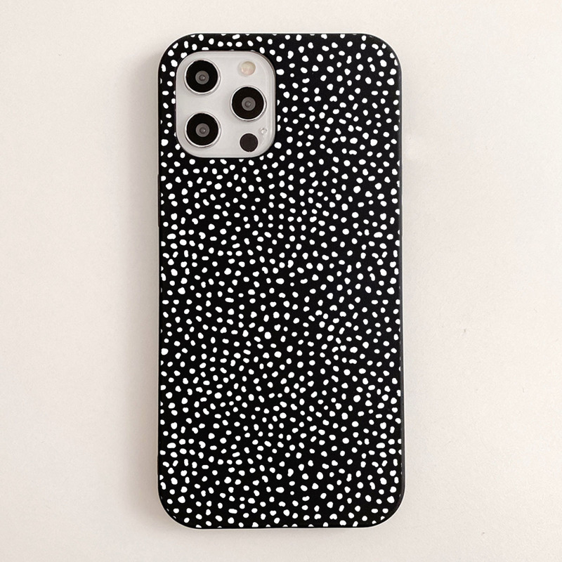 

Dalmatian Print Phone Case, Black and white