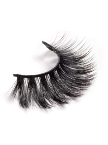 1 cặp mi giả dày - màu đen - Xem 5