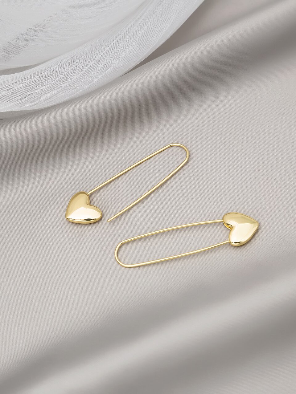 Heart Decor Earrings Valentines