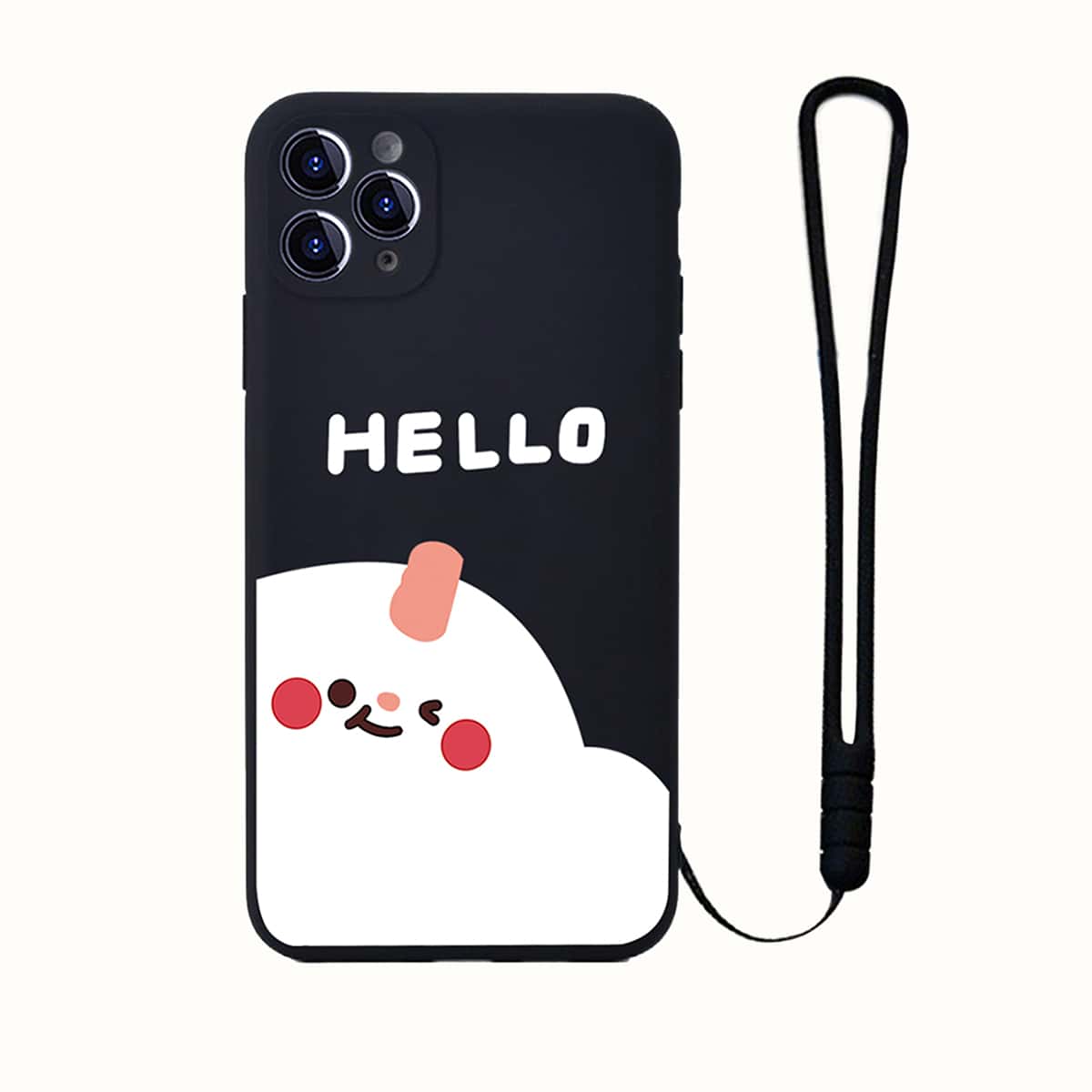

Cartoon Print Phone Case, Multicolor