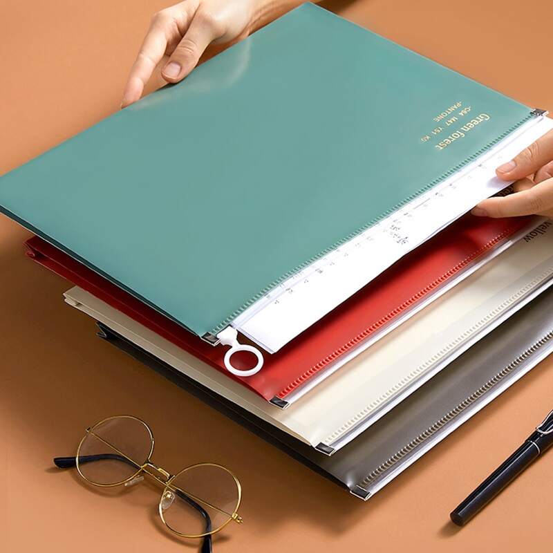 

1pc Random Color File Pocket, Multicolor