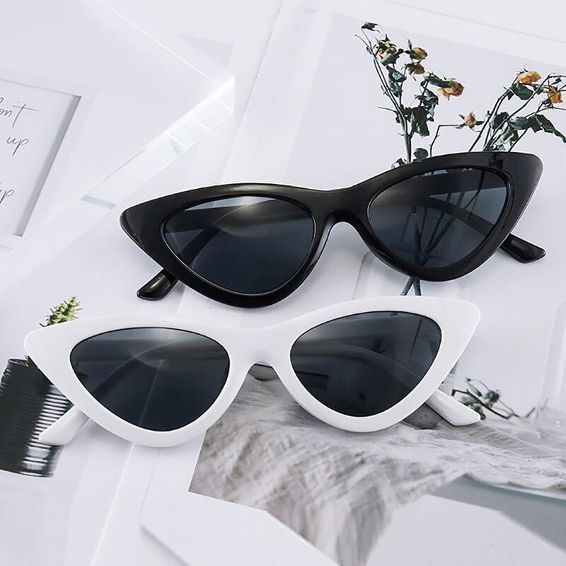 

2pairs Cat Eye Sunglasses, Multicolor