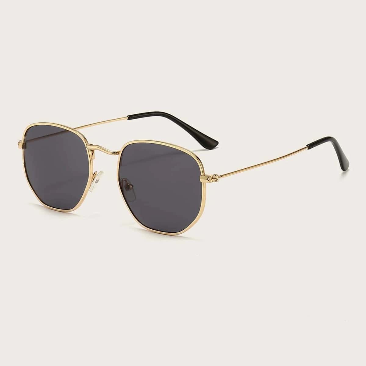 

Metal Frame Sunglasses, Gold