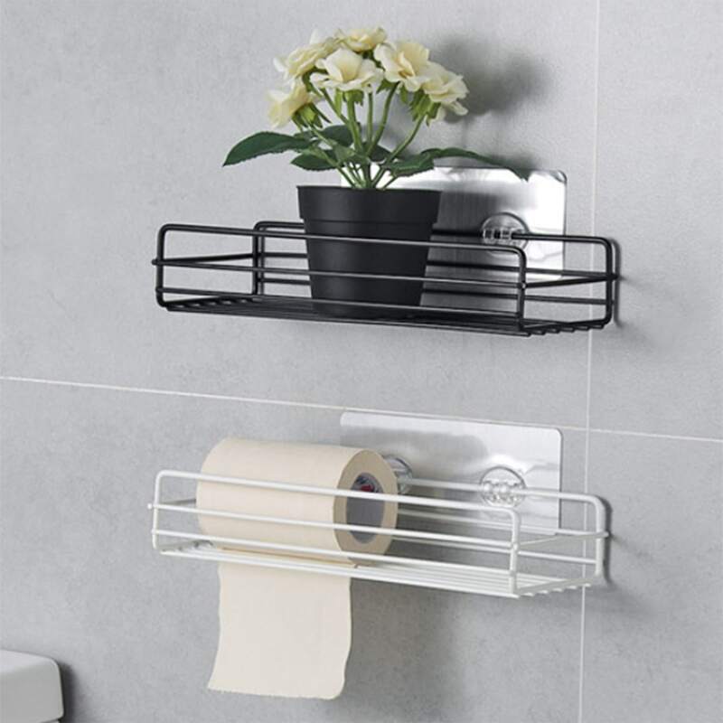 

1pc Random Color Wall Mounted Storage Rack, Multicolor