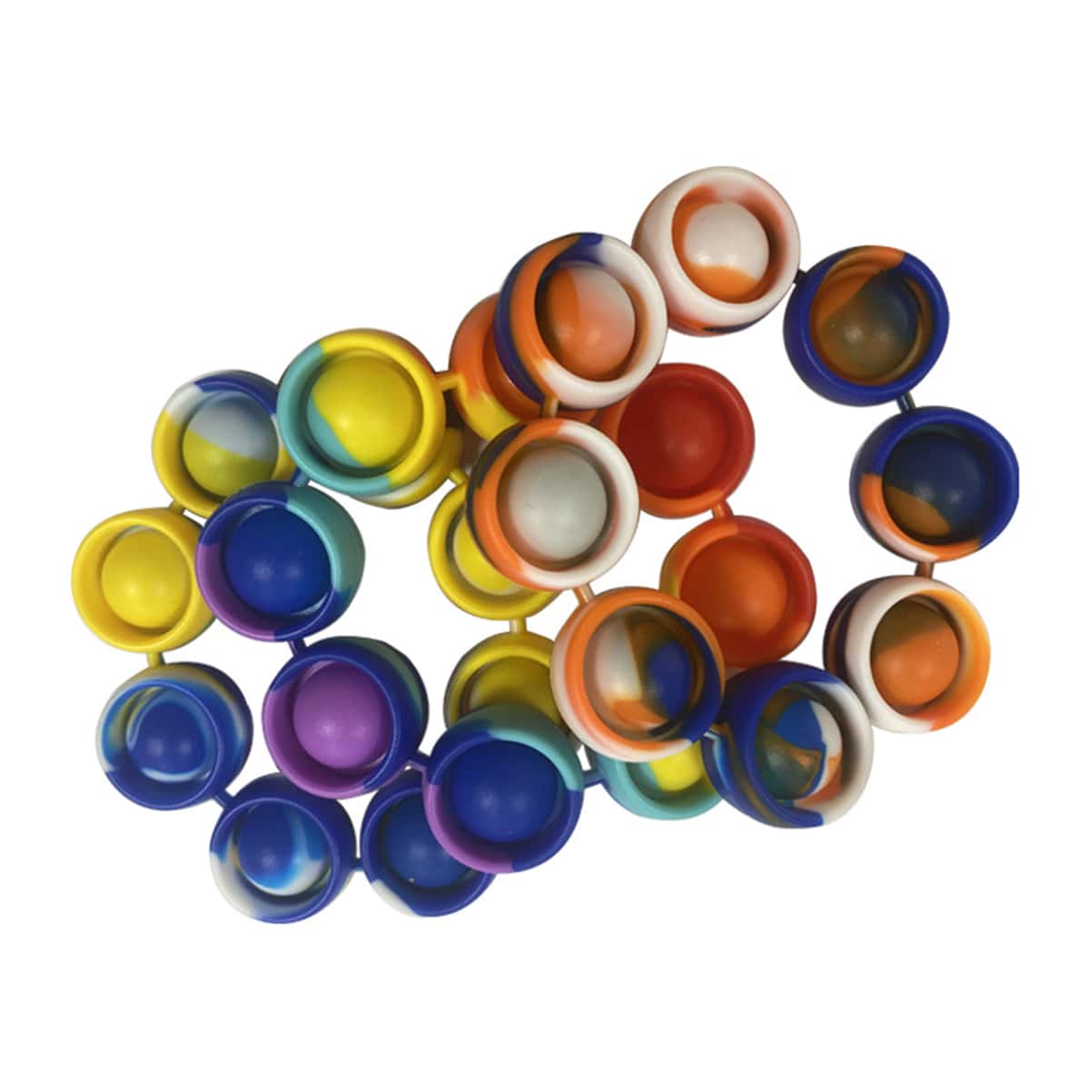 

1pc Random Portable Push Pop Bubble, Multicolor