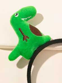 Diadema de niñas con dinosaurio de dibujos animados - Verde - Ver 3